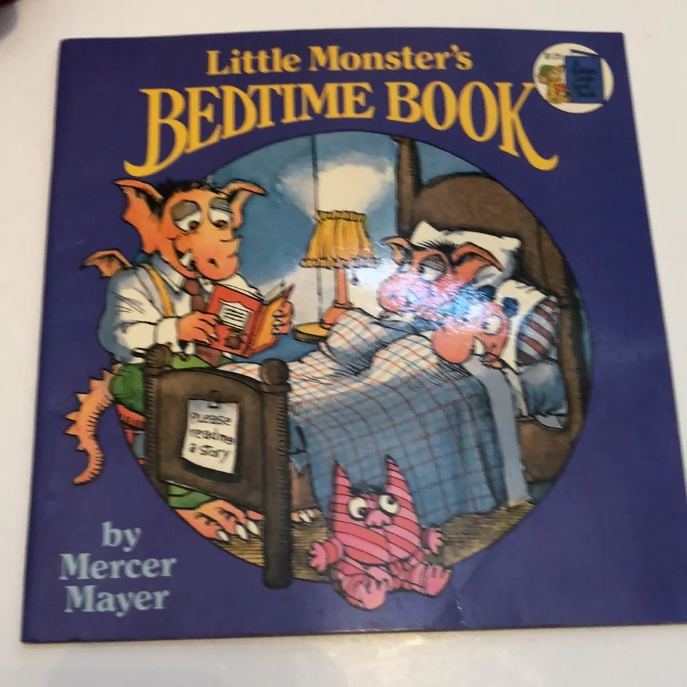 LITTLE MONSTER AT SCHOOL BOOK Little Monster Bedtime Book 1980s monster Books